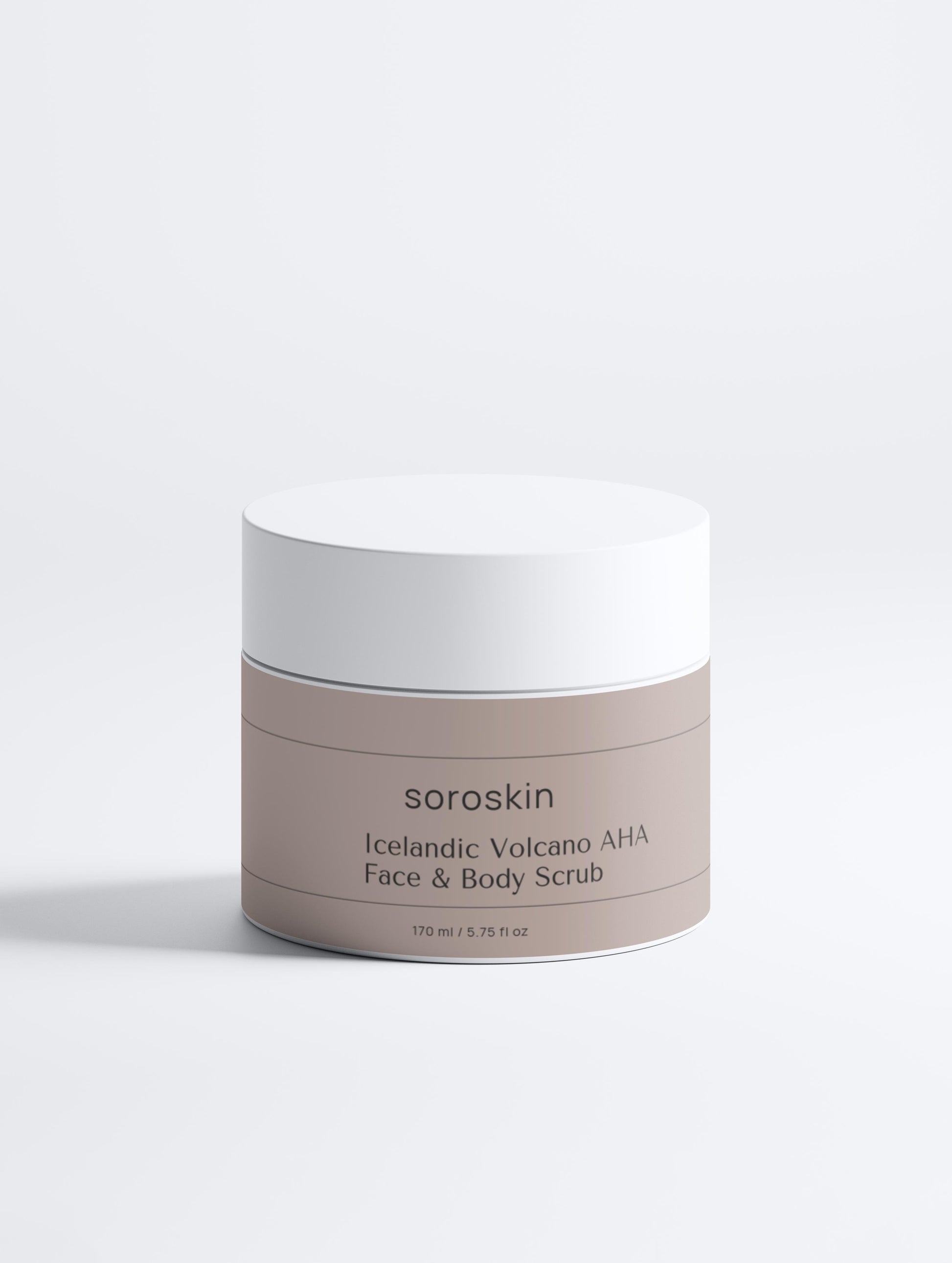 Icelandic Volcano AHA Face & Body Scrub